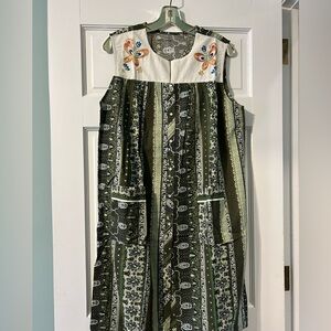 women’s cotton house dress size small